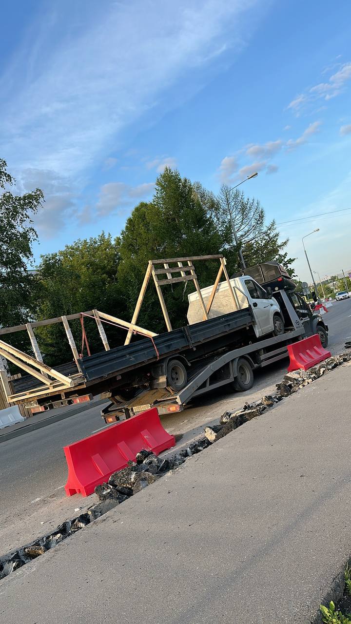 Работа эвакуатора