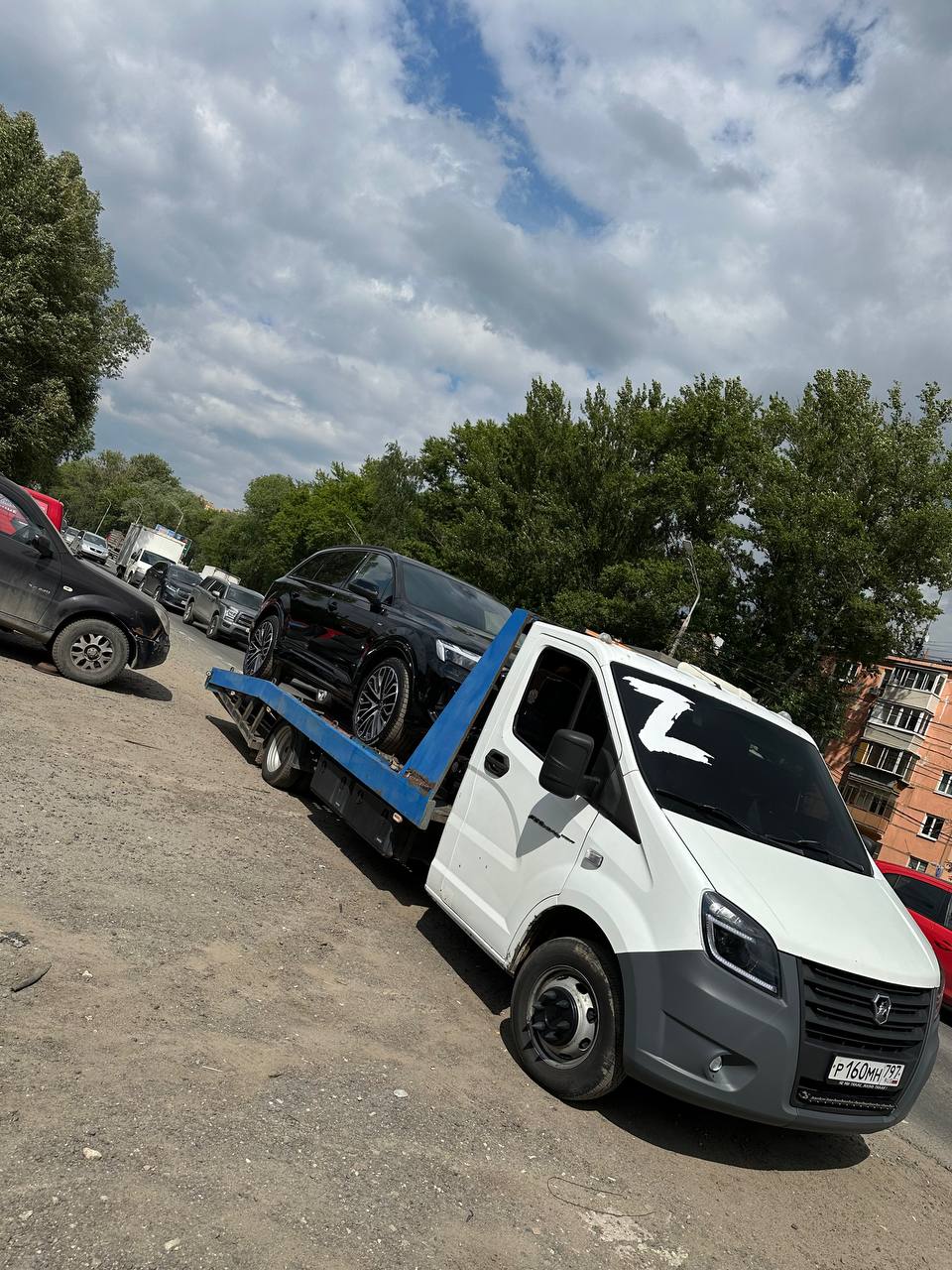 Работа эвакуатора