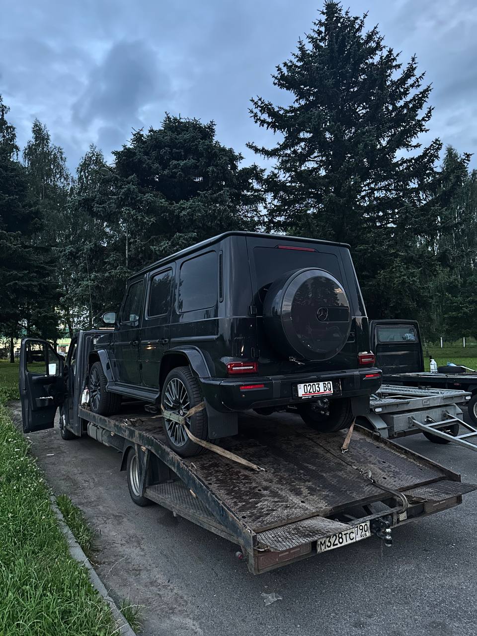 Работа эвакуатора