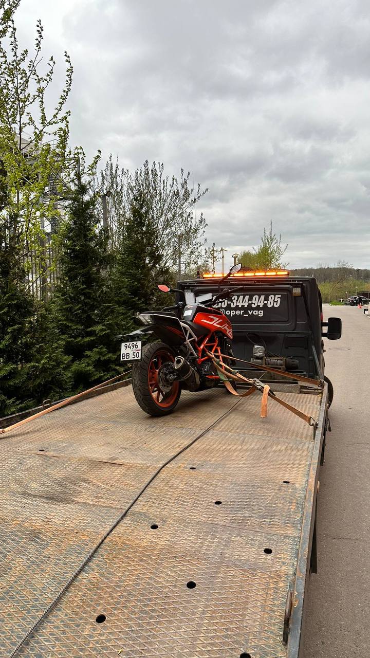 Работа эвакуатора