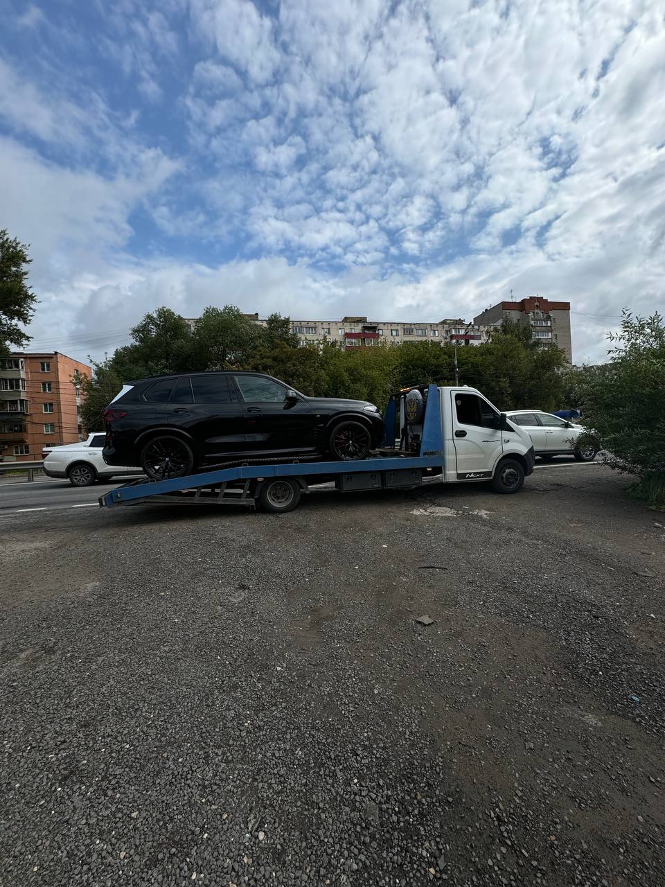 Работа эвакуатора